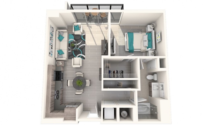Eve at The District 1 Bedroom 1 Bath